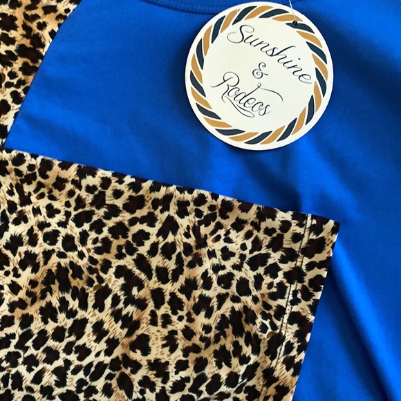 Blue Leopard Top - Picture 6 of 6